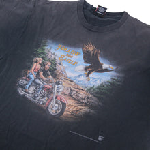Load image into Gallery viewer, Vintage 3D Emblem "Follow the Eagle" Graphic T Shirt - XL