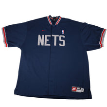 Load image into Gallery viewer, Vintage Nike New Jersey New Snap Down Warm Up Jersey Shirt - XXL