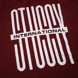 Stussy International Spellout Graphic T Shirt - L