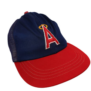 Vintage MLB Los Angeles Angels Mesh Snapback Hat - OS