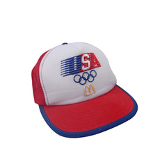 Load image into Gallery viewer, Vintage 1984 McDonalds Olympic Mesh Trucker Hat - OS