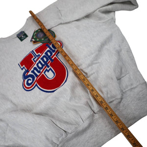 Vintage NWT Snapple University Varsity Patch Sweatshirt - XL