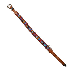 Load image into Gallery viewer, Vintage 1991 Eddie Bauer Native Art Beaded Belt - 26"/30"