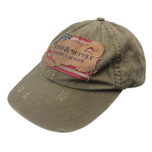 Load image into Gallery viewer, Denim &amp; Supply Ralph Lauren Factory Distressed Spellout Hat - OS