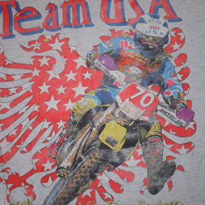Vintage 1995 Enduro Motorcycle Racing Graphic T Shirt - XL