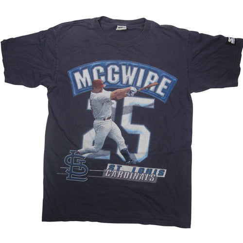 Vintage Starter St.Louis Cardinals Mark McGwire Graphic T Shirt - M