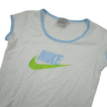 Load image into Gallery viewer, Vintage Y2k Nike Ringer Spellout Graphic T Shirt - WMNS L