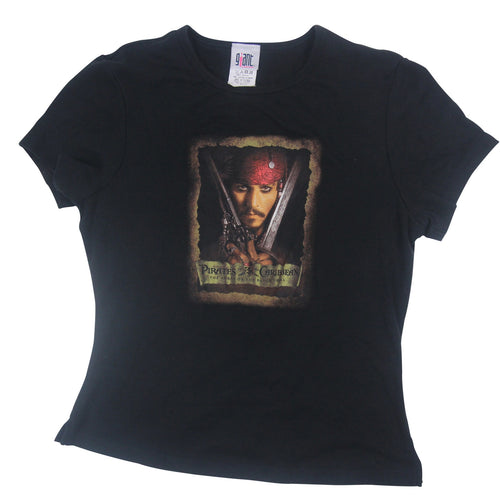 Vintage Disney Pirates of the Caribbean The Curse of the Black Pearl T Shirt - XL