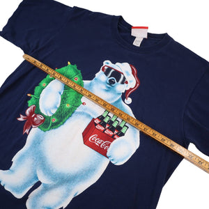 Vintage 1995 Coca Cola Polar Bear Graphic T Shirt - XL