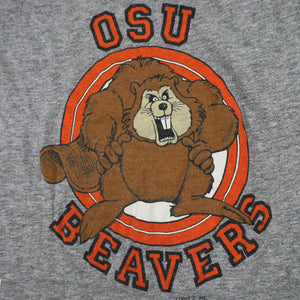 Vintage Logo 7 OSU Oregon State Beavers Graphic T Shirt - S