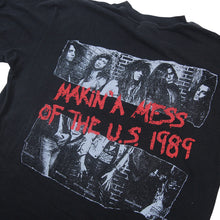 Load image into Gallery viewer, Vintage 1989 Skid Row "Making a Mess of the US" Tour T Shirt - L