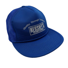 Load image into Gallery viewer, Vintage 80s Hershey&#39;s Chocolate Mesh Trucker Hat - OS