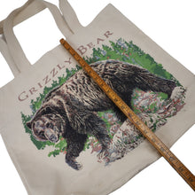 Load image into Gallery viewer, Vintage Yellowstone Grizzly Bear Graphic Tote Bag - OS