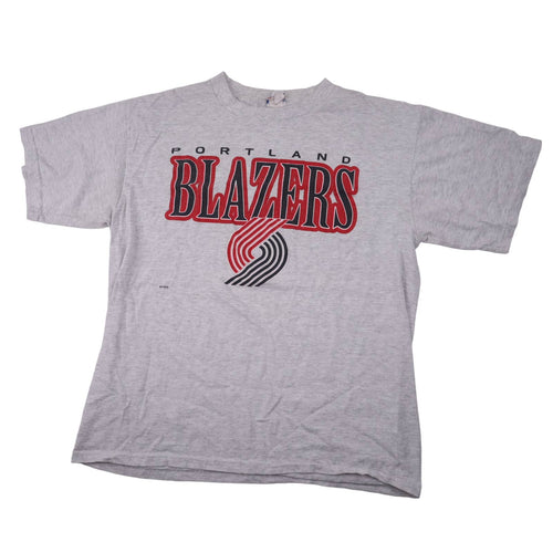 Vintage Portland Blazers Graphic Spellout T Shirt - L