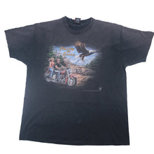 Load image into Gallery viewer, Vintage 3D Emblem "Follow the Eagle" Graphic T Shirt - XL