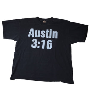 Vintage WWF Stone Cold Steve Austin 3:16 Front/Back Graphic T Shirt - XXL