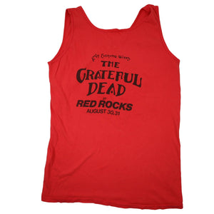 Vintage The Grateful Dead at Red Rocks August 30/31 Tank Top - M