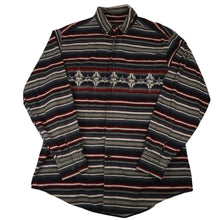 Load image into Gallery viewer, Vintage Woolrich Aztec Print Flannel Button Down Shirt - XL