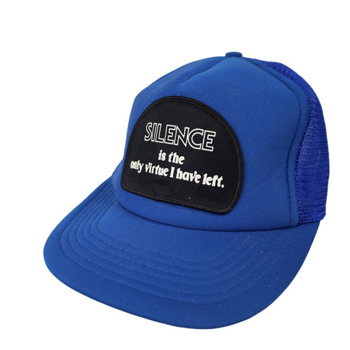 Vintage Slogan Patch Mesh Foam Trucker Hat - OS