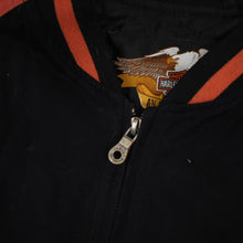 Load image into Gallery viewer, Vintage Harley Davidson Spellout Quilted Bomber Jacket - XL