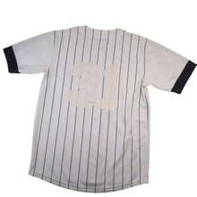 Load image into Gallery viewer, Vintage Nike All Sewn Spellout Pin Striped Baseball Jersey - L