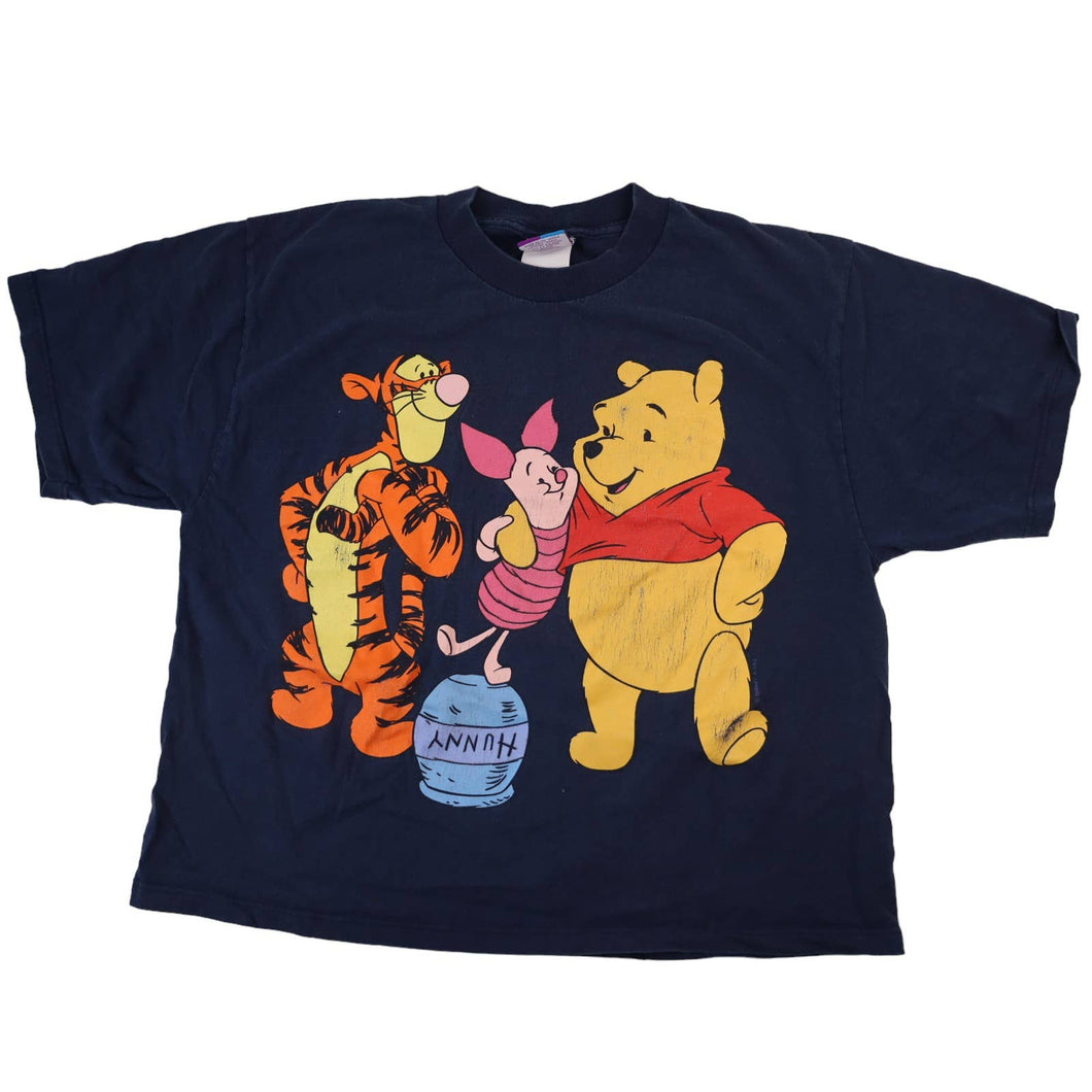 Vintage Winnie the Pooh Crop Graphic T Shirt - WMNS M