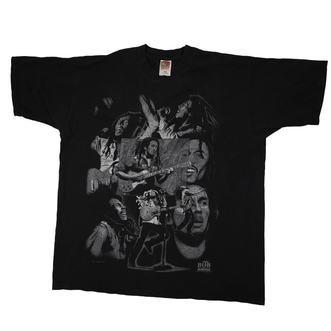 Vintage Bob Marley Collage Grapic T Shirt - XL
