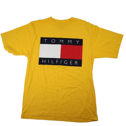 Vintage Tommy Hilfiger Big Flag Graphic T Shirt - L