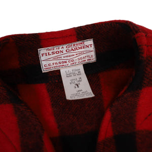 Vintage Filson Mackinaw %100 Wool Buffalo Plaid Vest - S