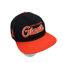 Load image into Gallery viewer, Vintage Sport Specialties San Francisco Giants Script Spellout Snapback Hat - OS