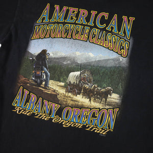 Vintage Harley Davidson Script Spellout Graphic T Shirt - L