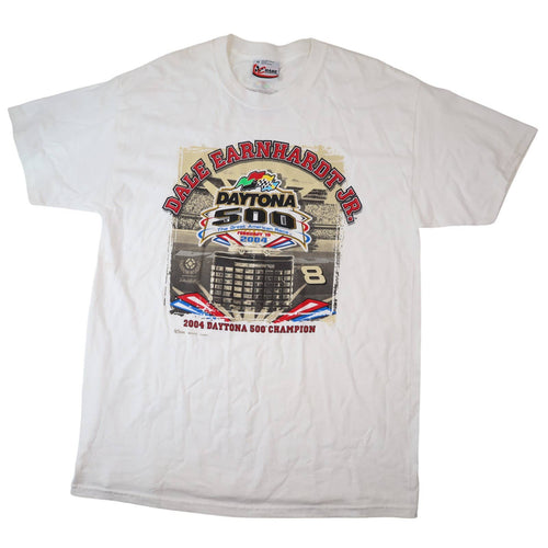 Vintage Y2k Chase Authentics Dale Earnhardt Jr. Daytona 500 Graphic T Shirt - M