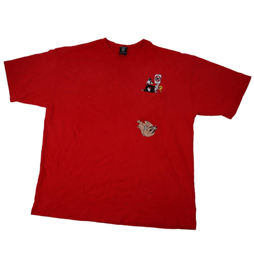 Vintage Looney Tunes Embroidered T Shirt - L