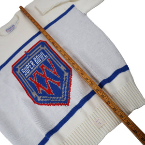 Vintage NFL Cliff Engle Super Bowl XXV Knit Sweater - L
