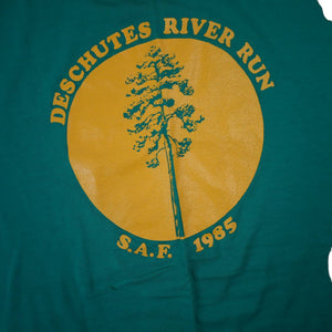 Vintage 1985 Deschutes River Run Graphic T Shirt - XL