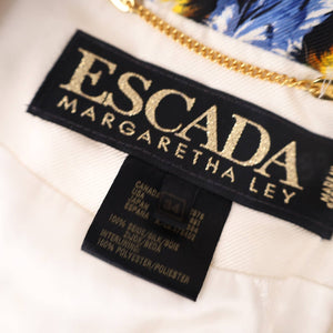 Vintage Escada by Margaretha Ley Silk Hawk Jacket - M