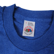 Load image into Gallery viewer, Vintage Hollywood Rainbow Spellout Embroidered T Shirt - L