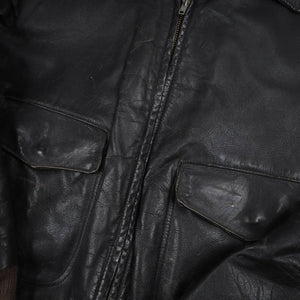 Vintage 50s Californian Selected Steerhide Leather Motorcycle Riders Jacket - S