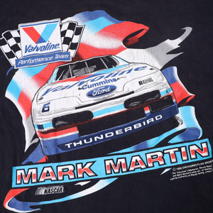 Vintage Nascar Valvoline Racing Mark Martin Graphic T Shirt - XXL