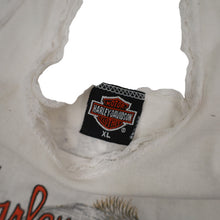 Load image into Gallery viewer, Vintage 3D Emblem Harley Davidson Lace Trim Tank Top  - WMNS XL