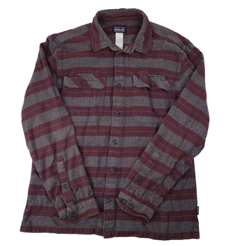 Patagonia Organic Cotton Thick Flannel Button Down Shirt - M