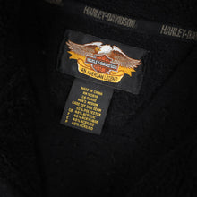 Load image into Gallery viewer, Vintage Harley Davidson Big Logo Deep Pile Fleece Jacket - M
