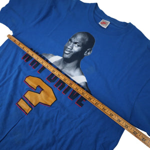 Vintage Nike Michael Jordan "Why Drive When You Can Fly" Graphic T Shirt - XL