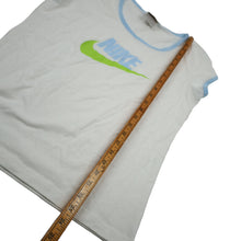 Load image into Gallery viewer, Vintage Y2k Nike Ringer Spellout Graphic T Shirt - WMNS L