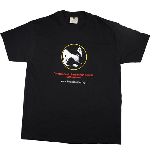 Vintage 1999 Neil Young Solo Smithsonian Awards Nominee Graphic T Shirt - L