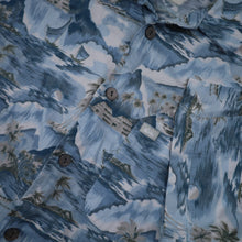 Load image into Gallery viewer, Vintage Quicksilver Landscape Print Hawaiian Shirt - L