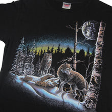 Load image into Gallery viewer, Vintage Wolf Abstract Graphic T Shirt - L
