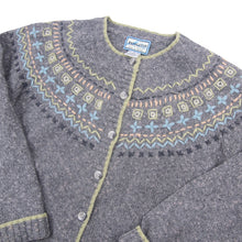 Load image into Gallery viewer, Vintage Pendleton Womens Small Wool Blend Cardigan Sweater Gray - WMNS S