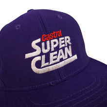 Load image into Gallery viewer, Vintage Castrol Super Clean Spellout Snapback Hat - OS