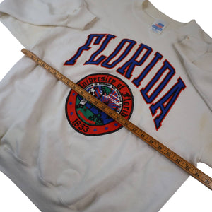 Vintage University of Florida Graphic Spellout Sweatshirt - XL